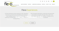 Desktop Screenshot of flexoexperiences.com
